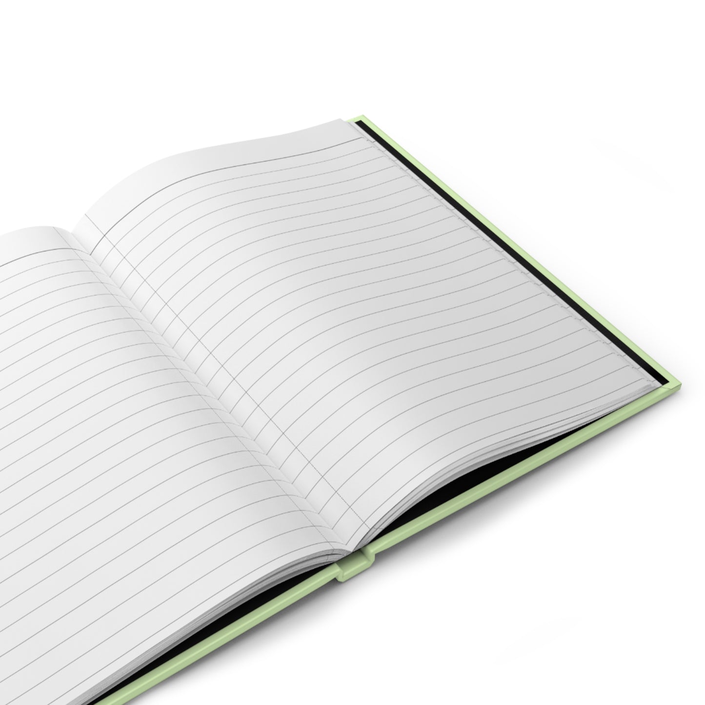 Write the Strange Stuff Down Hardcover Journal — Lime Green Beetle Design